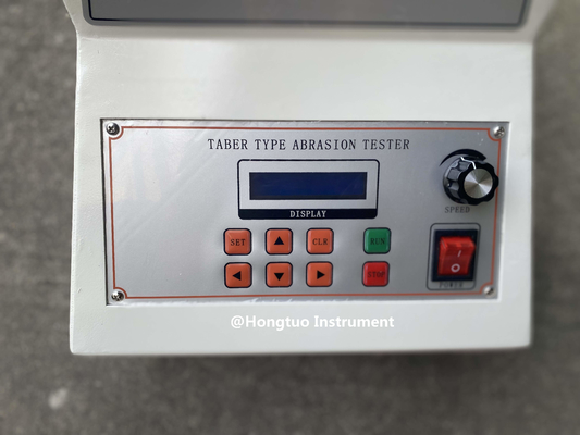 Taber Abrasion Tester ASTM D7255 Leer Rotary Abraser voor slijttoets