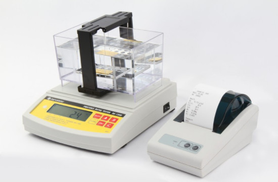 120 g digitale elektronische edelmetaaltester / gouden platina-tester met printer
