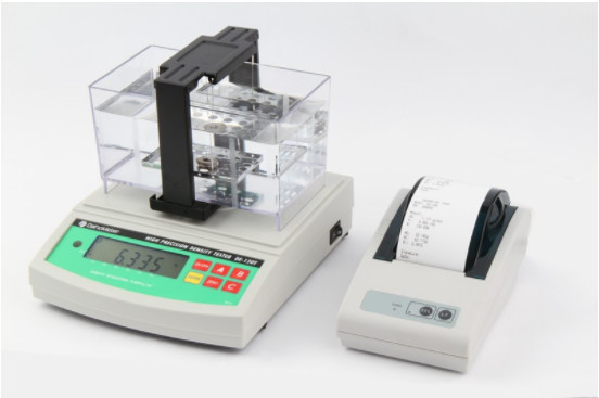Elektronische apparatuur voor het testen van de specifieke zwaartekracht met hoge precisie