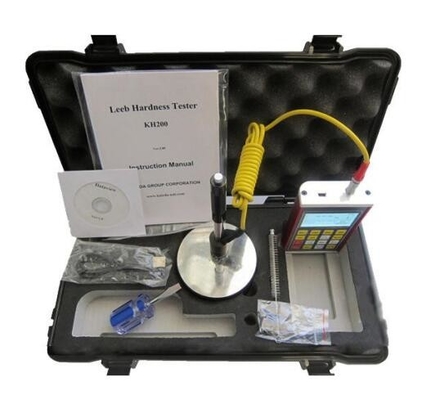 Ultrasone solide niet-destructieve hardheidstester voor staal 128 * 64 digitale matrix LCD