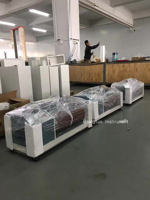 Schoenen enkel slijtage DIN slijttoetsmachine / Din slijttoetser voor elastisch