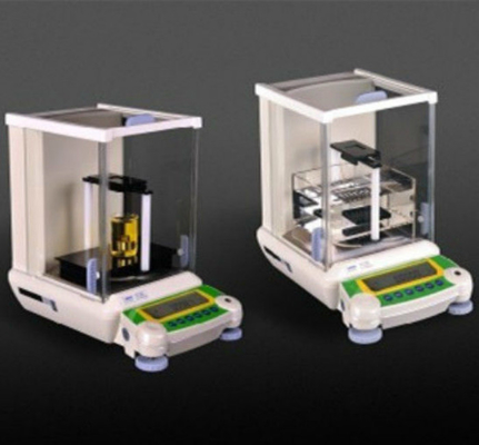 0.0001g Hoogprecisie Hoogstabiliteitsdichtheidsmeter voor vloeistoffen Medisch onderzoek