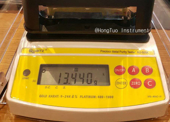 Hoogprecisie-goudzuiverheidscontrole-testmachine / goudanalyse-machine
