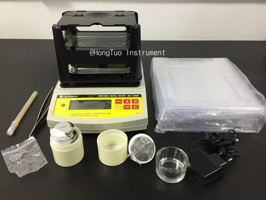 0.001g/Cm3 Goudzuiverheidsanalysator Zilverproefmachine Elektronische digitale goudtesttools voor sieraden