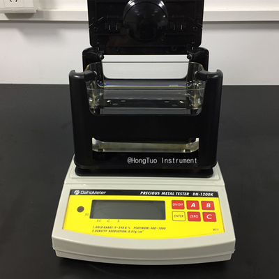 0.001g/Cm3 Goudzuiverheidsanalysator Zilverproefmachine Elektronische digitale goudtesttools voor sieraden