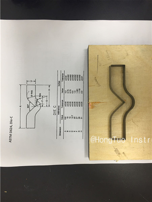 Pneumatische pers Plastic rubber slicer, die snijmachine effectieve hoogte 100mm