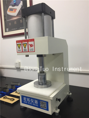 Pneumatische pers Plastic rubber slicer, die snijmachine effectieve hoogte 100mm