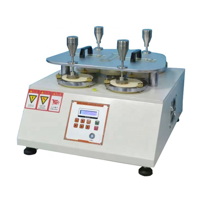 Schoeisel Textiel Testing Equipment Martindale Abrasion And Pilling Tester met 4 hoofden