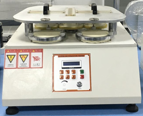 Schoeisel Textiel Testing Equipment Martindale Abrasion And Pilling Tester met 4 hoofden