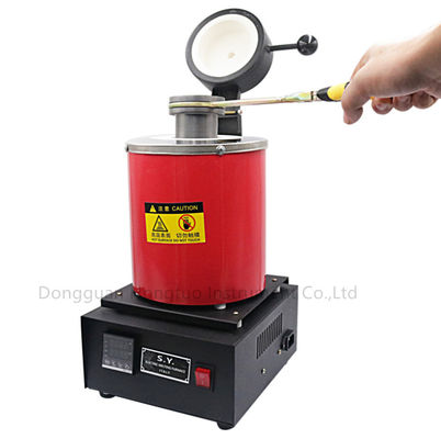 1400W 1100°C Goud zilver smeltoven met CNC-display